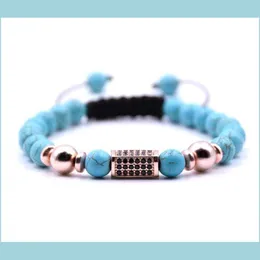 Perlé Pierre Naturelle Tissé À La Main Bracelet Couple Diffuseur Perles Cure Aura Cadeau D'anniversaire Drop Delivery Bijoux Bracelets Dhgarden Dhaqb