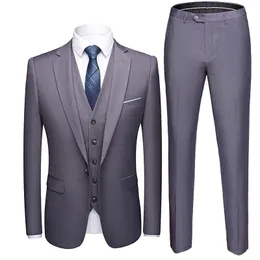 Mens Suit Blazers Mens Fashion Blazer Three Piece Slim Fit Designer Long Men Suit Hyfm020 221123