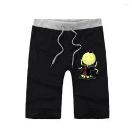 Pantaloncini da uomo Anime Ansatsu Kyoushitsu Adolescenti Pantaloni sportivi corti Traspirante Casual Outdoor Cosplay Uomo Estate Cotone