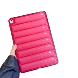 iPad Pro 11 Mini 4/5/6 Air 3/4/5 10のダウンジャケット透明保護カバータブレットケース10アンチドロップショックプルーフ