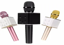 Q7 Bezprzewodowy mikrofon karaoke odtwarzacz KTV Singing Record Bluetooth Wsparcie USB Stick dla iPhone'a Android Huawei Xiaomi Smar