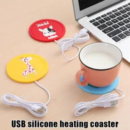 카펫 USB 파워 Suply Tea Coffee Cup Mug 더 따뜻한 가열 매트 패드 코스터 전기 패드 온난화 제품