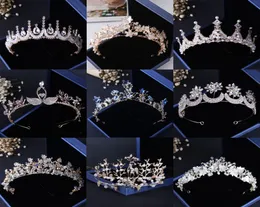 Affascinanti perle di champagne principessa cristalli di diademi da sposa corone da sposa accessori da sposa accessori per matrimoni T303590