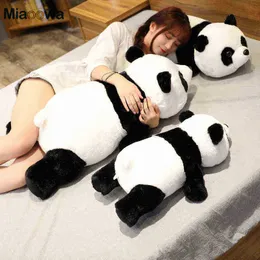 5090Cm Cute na Panda Plush Toys For ldren Filled Aniaml Bear Kids Pop Soft Cartoon Sleep Pillow Birthday Gift For Girls J220729