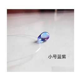 Pendant Necklaces Mermaids Tears Necklace Ocean Sea Invisible Transparent Fishing Line Short Chain Beach Pendants Mermaid Necklaces Dhg5I