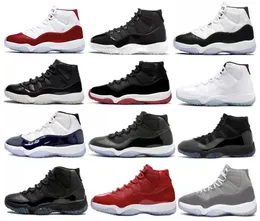 2022 Release Authentic 11 Cherry Shoes Jubilee Space Jam 45 Concord 11s Gamma Blue Cap und Kleid gez￼chtet wie 96 72-10 coole graue M￤nner Frauen Basketball Sport Sneaker