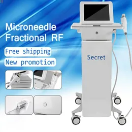 Tragbare Goldfraktional -RF -Geräte Mikronedle Funkfrequenz Mikroadelhaut Zieh Faltenentfernung Therapie System Beauty Machine mit CE