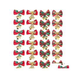 Decorazioni natalizie decorazioni natalizie 24pcs in fila con pannelli per pannelli per natalizi di natale per un Natale ornamenti decorazioni cristmas goccia deliv dh34u