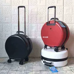 Śliczna dziewczyna luksusowy piękna osobowość na pokładzie Mute Rolling Baggage Spinner Marka Travel Short Trip walizka J220707