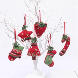 Noel Dekorasyonları Noel Dekorasyonları Ev için Mutlu Dekorasyon Xmas Ağaç Süsleri Açık Dekorlar Navidad Hediyeler Stockin Dhnd0
