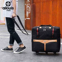 Travel Tale большой объем складной Oxford Rolling Bagage Bag Foreign Trolley Suitcase Travel J220707