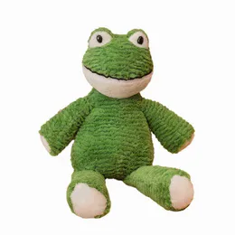 365882Cm Mignon Grenouille Câlins Enfants Confort En Peluche Poupées En Peluche Coussin De Voiture Décor À La Maison Cadeau D'anniversaire Pour Amis Filles J220729