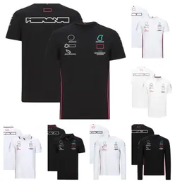 F1 Team Driver T-shirt Grote maat korte mouw Sneldrogende kleding Aangepaste vrijetijdssport Racekleding