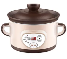 220V 150w 1L Ceramic automatic Electric slow cooker BB porridge Purple sand liner 95hours appointment Insulation stewpan