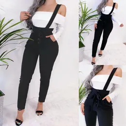 Kobiety Jumpsuits Rompers Women kombinezon cami romper workowate playsit moda luźna czarne dungirees panie seksowne dla kobiety 221123