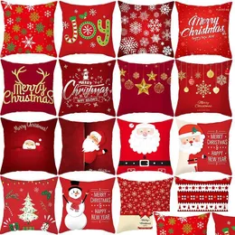 Almofada/travesseiro decorativo travesseiro decorativo de Natal decoração de casa de decoração de casa de casa de sede da casa de sede Decoração para Drop Deli Dh7ge