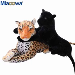 1 st 3090 cm högkvalitativ simulering Leopard Panther Cuddle Life Cuddle Animal Classic Toy Doll för barn Bästa gåva J220729