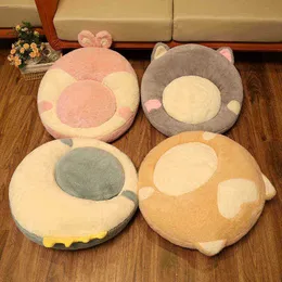 4860 cm Puszysta poduszka domowa wcale sypialnia leniwa mata podłogowa królik tatami mata japońska futon stołek pluszowy słodki coussin J220729