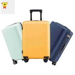 '' Inch Mandel Travel On Wheels Carry Ons Saco de bagagem de bonde com cabine de laptop Rolling Creative J220707