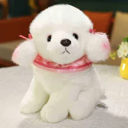 1Pc 25Cm Lovely Husky Poodle Pomegranates Cuddly Kawaii Dogs Stuffed Soft Animal Dolls Girls Kids Birthday gift J220729