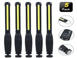 Taschenlampen Taschenlampe COB LED Taschenlampe Magnetic Work Light USB wiederaufladbare Torch Hook Tragbare Laternen -Inspektion Camping Car Reping