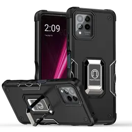 Magnetische Halterung hält Anti-Fall-Ring, stoßfeste Rüstungs-Telefonhülle für Google für TLC T Mobile REVVL 6 5G Pixel 7 PRO Ultra Back Case Cover B202