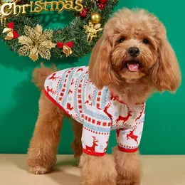 犬アパレルクリスマスペットTシャツプリントかわいい犬の服ファッション猫ペット服