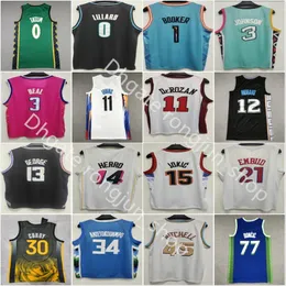 2022-23 New City Basketball Antetokounmpo Irving Mitchell George Leonard Lillard Jokics DeRozan Maxey Embiid Harden Young Curry Poole Doncic Ball Thompson Jersey