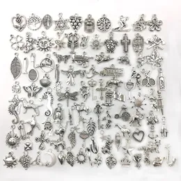 100pcs/lot Charms Pendant for Keychain cross Necklace bracelet Earrings Jewelry Making Supplies Findings & Components Acessories Christmas Gift wholesale