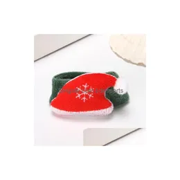 Christmas Decorations Christmas Decorations Santa Claus Clap Ring Cute Reindeer Korean Creative Flannel Gifts For Childrenchristmas Dh4Nm