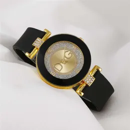 Herren Uhren einfache schwarze weiße Quarz Frauen minimalistische Design Silikonriemen Armbanduhr Big Dial Frauen Mode kreativ wa201s