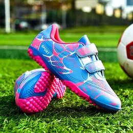 Elbise Ayakkabı Moda Kapalı Çocuk Çocuklar Mavi Mavi Kaçan Çocuk Tasarımcı PU Eğitim Futbol Kelepçeleri Zapatillas de Deporte 221125