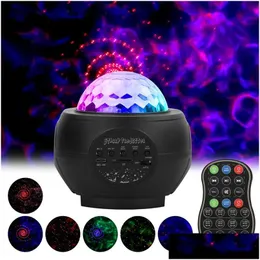 Altri articoli per feste per eventi Articoli per feste Usb Led Proiettore stellato Blue Tooth Galaxy Sky Star Ocean Laser Atmosphere Lamp Mtiple M Dhje5