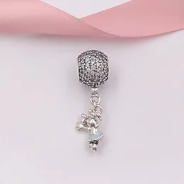 Perline in argento sterling 925 con ciondolo a forma di ciondolo galleggiante adatto per bracciali gioielli stile Pandora europeo Collana 797171CZ AnnaJewel