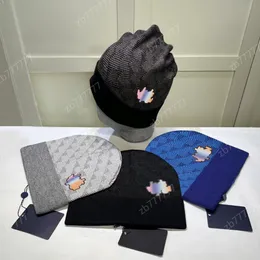 Designer winter knitted beanie cap men and women fashion design knit hats mens Beanies Bonnet 12 styles