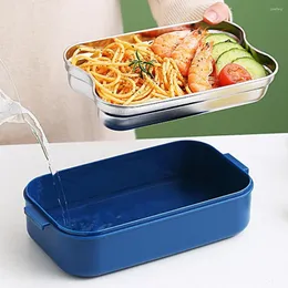 Geschirrsets 1 Set Fashion Salat Container Wiederverwendbares Lunchbox Leck-Sicht-Mahlzeitenzubereitung einfach Reinigung