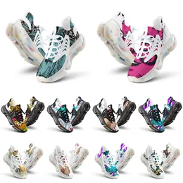 men women custom running shoes artoon animal design diy word black white blue red mens trainer 0525