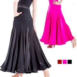 Stage Wear Modern Dance Skirt Ballroom Bright Color Fabric Special Offer