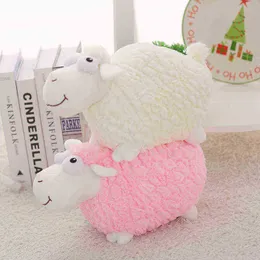 1pc 304050cm 4 ألوان Kawaii Sheep Cuddles Ldren Toys Alpaca Cushion Creative Valentine's Hisbants Jifts J220729