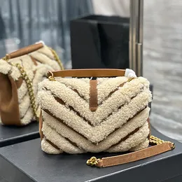 Sacchetti di designer borse in pelle scamosciata per spalle da spalle retrò sacchetti di busta di agnello in oro nuovo stile frizione frizione da sera femminile borsetta nera per pendolari