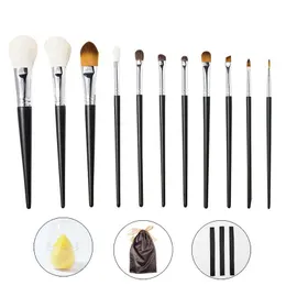 Инструменты макияжа Shinedo 11 PCS Brushs Set Set Tools Cosmetic Pusgh
