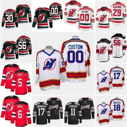 New Jersey Hockey Devils 18 Ondrej Palat Jersey 17 Yegor Sharangovich 29 Mackenzie Blackwood Andreas Johnsson Martin Brodeur Erik Haula John''Nhl''shirt