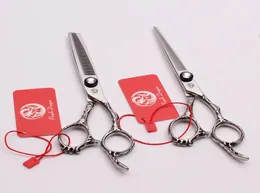 6quot 175cm Japan 440C Dragon Professional Human Hair Scissors Cutting Thunning Shears Barbers039 Fris￶rsax