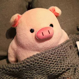 1Pc 223040Cm Kawaii Plush Fat Piggy Toy Animal Soft Plushie Round Pig Stuffed Doll Sleepy Cushion Kids Baby Cartoon Gift J220729