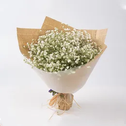 Декоративные цветы 1Pcartifififice Fake Silk Gypsophila Пластиковое украшение свадебное домашнее декор Diy Breath Franch