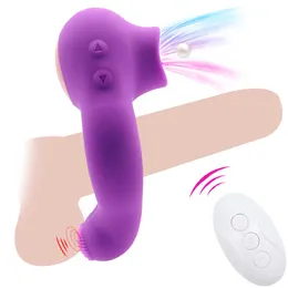Nxy Vibrators Par sugande Vibrator Testikel Penisring Klitoral Nippel Stimulator Mjuk silikonmassage Perineum Lämplig för sexleksak för vuxna 230627