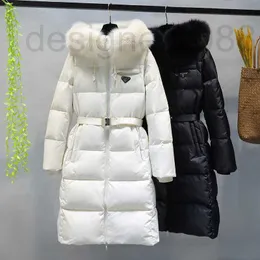 Kadınlar Down Parkas Designer Home P 2022 Kış Yeni Kalınlaştırılmış Ceket Uzun Yaka İnce Lycs