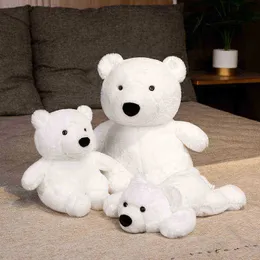 2550 Cm Kawaii Peluche Orso Polare Giocattolo Simpatico Animale Bambole Piene Morbide Coccole Bambola Morbida Per Ldren Regalo Di Compleanno Decorazioni Per La Casa J220729