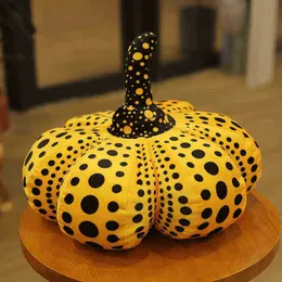 Halloween Murakami Pumpkin Pillow Yayoi Kusama The Same Halloween Pumpkin Pillow Pop Plush Doll Decoration Room Funny Toy J220729