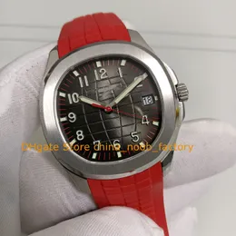 Automatyczne zegarek dla mężczyzn 40 mm szafir szklarski 904L stal arabski rozkładka 5167r czerwona gumki ZF Fabryka